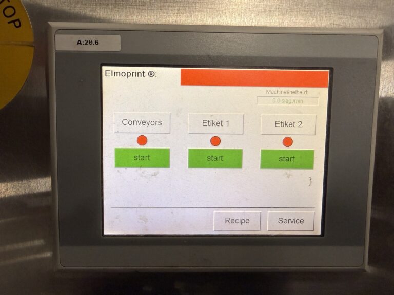 Zodiac top- en onderetiketteermachine met printer – foto 3